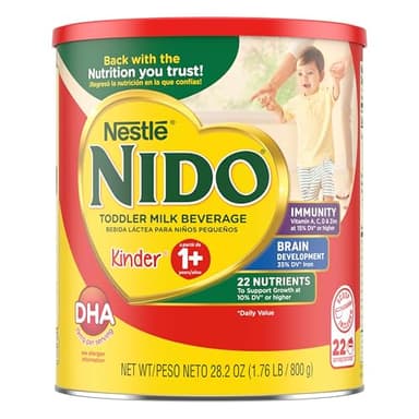 Nido NESTLE Kinder 1+ Powdered Milk Beverage 1.76 lb. Canister