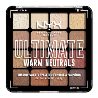NYX PROFESSIONAL MAKEUP Ultimate Shadow Palette, Eyeshadow Palette - Warm Neutrals