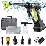 MIMYTH Cordless Power Washer; 990 PSI Cordless Pressure Washer with 4.0Ah Battery&Charger & 6-in-1 Nozzle; powerwashers for Home; Portable Power Washer for car wash, Yard
