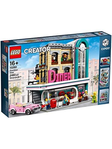 LEGO Creator Expert Downtown Diner 10260 Building Kit, Model Set and Assembly Toy for Kids and Adults (2480 Pieces)