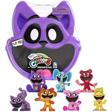 Poppy Playtime - CatNap Smiling Critters Minifigure 10-Pack (2.6" Tall, Series 3)