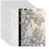 MotiMind 150 Pack 5x7 Vellum Paper (Not Velum Jackets) for Save The Date Cards Flower Vellum Translucent Tracing Paper Wedding Photo Cover for DIY Drawing Printable Invitations(White Flower)