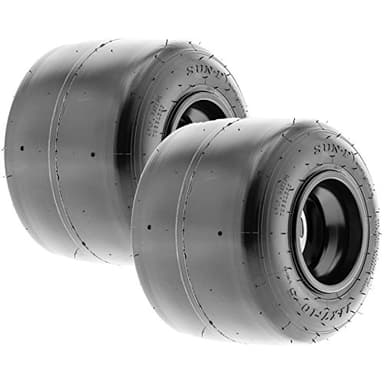 SunF Go-Kart & Kart-Racer Slick Tire 11x7.10-5, 4-Ply, Smooth Tread, Tubeless, Rim(s) NOT included