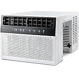 Antarctic Star 10,000 BTU Window Air Conditioners, U-Shaped Air Condtioner Unit Cools up to 450 Sq. Ft, 6 Modes 24H Timer Energy-saving Window AC Units, Full Window View, Easy to Install, White