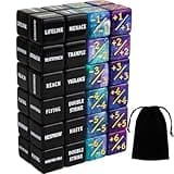 48 Pieces Keywords MTG Dice Counters Plus 1 Life Counter Dice Abilities Creature Stats Buff Tokens Dice Set for Magic The Gathering, MTG, TCG, Card Games Accessories