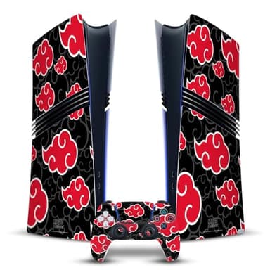 Head Case Designs Officially Licensed Naruto Shippuden Akatsuki Iconic Vinyl Sticker Gaming Skin Decal Cover Compatible With Sony PlayStation 5 PS5 Pro Digital Edition Console & DualSense Controller