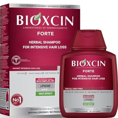 Hair Loss Shampoo Daily Care Treatment for Men &Women, Sensitive Scalp Formula Herbal Shampoo for Hair Growth, Complete Care Thickening & Nourishing Conditioner Intensive Hair Loss 300ml Red