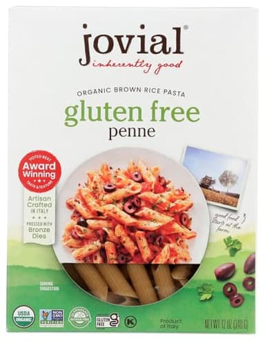 JOVIAL PASTA BRWNRCE ORG PENNE R 12OZ