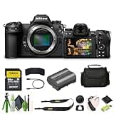 Nikon Z6 III FX-Format Mirrorless Camera + Soft Case + Cleaning Kit + Memory Card Wallet + 64GB SF-M Tough Memory Card + Card Reader + Hand Strap + 3 Piece Filter Kit + 12 Inch Flex Tripod (Renewed)