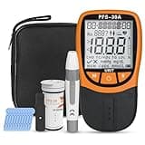 5 in 1 Lipid Test Kit with 10 Test Strips, Cholesterol Tester Meter Kit at Home