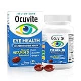 Ocuvite Eye Health Formula Eye Vitamin & Mineral Supplement with Lutein, Zeaxanthin and Omega-3 from Bausch + Lomb, 30 Soft Gels