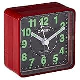 TQ140 Travel Alarm Clock - Red