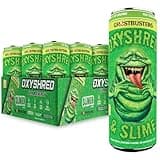 EHP Labs x Ghostbusters OxyShred Healthy Energy Drink - Zero Sugar Energy Drinks, Green Tea Extract, Vitamin C & L Carnitine - Zero Carbs, Zero Calories, Clean Caffeine - Slimer Lime (12-Pack)