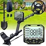 UniWater Metal Detector for Adults Professional,Higher Accuracy Gold Detectors Waterproof, Backlight LCD Display, Advanced DSP Chip,16" Detection Depth Metal Detectors Kit