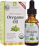 Island Nutrition, Oregano Oil Organic Liquid Drops - 100% Pure & Undiluted - USDA-Certified Organic (1 oz) 75% Carvacrol - Grown in Spain - Immune Support Supplement with Oil of Oregano.