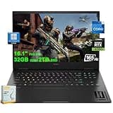 HP Omen 16 Gaming Laptop | 16.1" FHD IPS 165Hz (100% sRGB) | Intel 10-core i7-13620H | 32GB DDR5 2TB SSD | GeForce RTX 4060 | RGB Backlit FHD Privacy Camera Fast Charging B&O Win11Pro w/DLCA Accessory