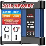 Autel J2534 MaxiFlash VCI, 2025 J2534 Reprogramming Tool, Pass-Thru ECU Programming Tool, DoIP/CAN FD/D-PDU 4 Channels, Work w/MaxiCOM Ultra Lite MaxiSYS Elite II Pro MS909 MS909EV MS909CV