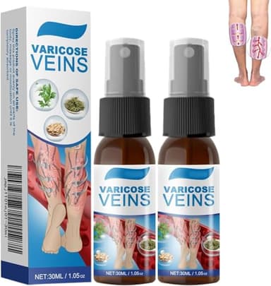 Holyarm 2PCS Timilk VeinGuard Herbal Spray - Improves Circulation,Professional Varicose Veins for Legs Spray,Natural Ingredients Leg for Legs Improve The Appearance