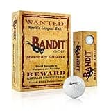 Bandit Maximum Distance Golf Balls, (One Dozen, White)