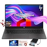HP 255-G10 Business Laptop Computer - w/Microsoft Office Lifetime & Free CD/DVD Drive - 15.6" Full HD - Ryzen 3 7330U (Beat Intel i5-1135G7) - Wi-Fi 6 -Win 11 Pro w/Laptop Bundle (32GB RAM | 1TB SSD)