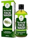 Tea Tree Oil Face Wash, 4oz – Tea Tree Soap Natural Skin Cleanser – Pure Essential Oil Infused Skincare Cleansing Face Soap, Made in USA