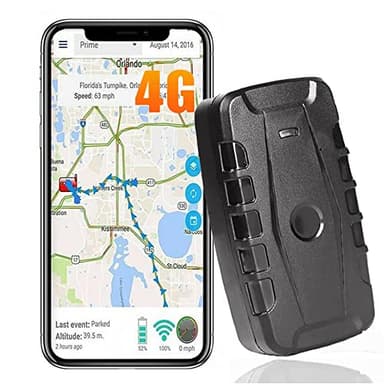 GPS Tracker for Vehicles Hidden Magnetic Car GPS Tracker 20000mAh Long Battery Life Real-Time GPS Tracking Device for Cars, Motorcycles, Trucks, Assets