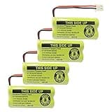 BAOBIAN 2.4V 400mAh Cordless Home Phone Battery Compatible with AT&T BT162342 BT-162342 BT166342 BT-166342 BT266342 BT-266342 BT183342 BT-183342 BT283342 BT-283342 VTech CS6329 CS6114 CS6419(4 Pack)