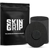 Skin Grip CGM Patches for Medtronic Guardian Sensor (20-Pack), Waterproof & Sweatproof for 10-14 Days, Pre-Cut Adhesive Tape, Continuous Glucose Monitor Protection- Black