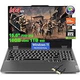 Lenovo LOQ Gaming Laptop | 15.6" FHD IPS 144Hz 100% sRGB G-SYNC | AMD 8-Core Ryzen 7 7435HS (>i7-12650H) | 16GB DDR5 1TB SSD | GeForce RTX 4050 | Backlit Win11Pro w/DLCA Accessory