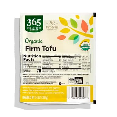 365 by Whole Foods Market, Organic Firm Tofu, 14 oz