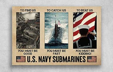500 Pieces Jigsaw Puzzle U.S. Navy Submarines to Find Us You Must Be Goog to Catch Us You Must Be Fast Mural Props Toys School Supplies Wooden Puzzle Family Decorations Unique Birthday Present