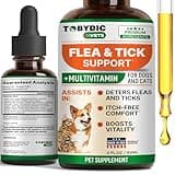 Flea & Tick Prevention Support - Oral Flea Natural Control & Treatment for Dogs and Cats - Herbal Medicine for Small and Large Dogs with Multivitamin Pet Supplement Made in USA
