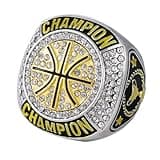 guancrown Basketball Championship Ring Trophy Award Gift Tournament Champions or Finalists Champion Ring (just Ring, Size 10)