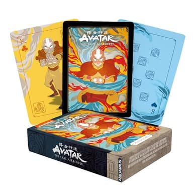 Aquarius Avatar Playing Cards - Avatar: The Last Airbender Shaped Deck of Cards for Your Favorite Card Games - Officially Licensed The Office Merchandise & Collectibles Avatar Last Airbender