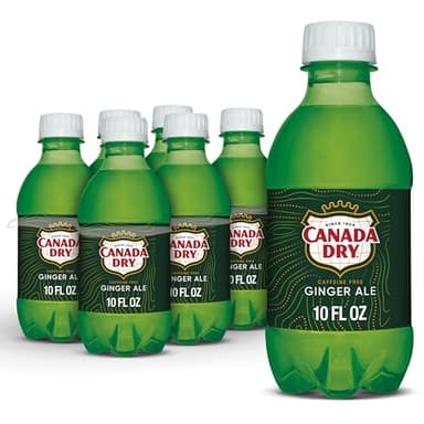 Canada Dry Ginger Ale Soda, 10 Fl Oz Bottles, 6 Pack