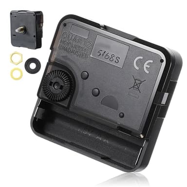 Clock Mechanism Replacement, Quartz Clock Movement Replacement Battery Powered DIY Repair Parts Replacements, Silent Battery Operated Wall Clocks Motor Silent Wall Clocks Parts, 5.6X5.6X1.6cm