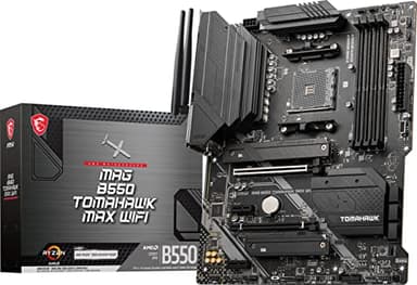 MSI MAG B550 Tomahawk MAX WiFi Gaming Motherboard (AMD AM4, DDR4, PCIe 4.0, SATA 6Gb/s, M.2, USB 3.2 Gen 2, HDMI/DP, ATX, Wi-Fi 6E, AMD Ryzen 5000 Series Processors) AMD Gaming Motherboards (Renewed)