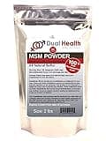 MSM (2 lbs) Pure Methylsulfonylmethane Powder Distilled Crystals Plant Sourced Sulfur Opti Processed Vegan Fast Absorption No GMOs, Fillers, Additives or Heavy Metals