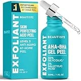 Beautiste 30 DAY MIRACLE AHA 30% + BHA 2% Peeling Solution - Clinical Strength Liquid Exfoliant for Dark Spots, Blackheads & Clogged Pores - Resurfacing Salicylic Acid Serum & Chemical Peel for Face