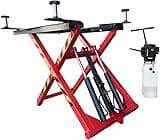 AK-X66 6000LBS Car Lift Portable Mid Rise Scissor Lift Auto Lift 48" Lifting Height