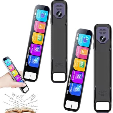 Pen Gpt, AI Pen - AI Scanning Smart Pen, Offline Translation, Instant Ai Answers for Math, Ai Pen for Test, Study Tool for Studying, Test & Travel (2 PCS)