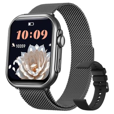 Smart Watches for Women Men, 1.83" HD Smart Watch for Android iPhone with Calls/Messages/Notifications, Sleep/Heart Rate/SpO2/Blood Pressure Monitor, 110+ Sports Modes Fitness Watch, 1000mAh Battery