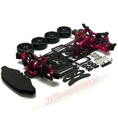 Hobbypower 1/10 Alloy & Carbon RWD Drift Racing Car Frame Body Kit for Sakura D4
