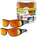 BattleVision Wrap Arounds HD Polarized Sunglasses, AS-SEEN-ON-TV, Fits Over Your Prescription Eyeglasses and Reading, See Clearer, Anti-Glare, Protects Your Eyes by Blocking Blue & UV Rays, Unisex