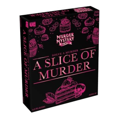 Murder Mystery Party, A Slice of Murder Dinner Party Game, Become The Character, Solve The Murder in an Evening with Friends, for Ages 16 and Up
