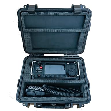 PQIQP Waterproof Dust Proof Portable Box w/Customizable Foam Hard Case for XIEGU X6200 Custom Case IP67 (for X6200)