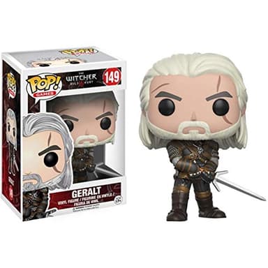 Funko POP Games: The Witcher-Geralt Action Figure, Multicolor