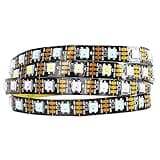 BTF-LIGHTING WS2812B IC RGB 5050SMD Pure Gold Individual Addressable LED Strip 3.28FT 60LED 60Pixel/m Flexible Full Color IP30 DC5V for DIY Chasing Color Project(No Adapter or Controller)