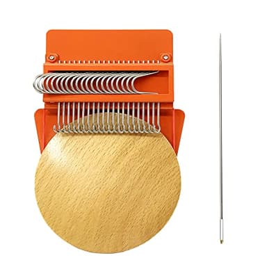 Cuptisserie 21 Hooks Speedweve Darning Loom for Repair Jeans/Socks, Weaving Loom for Visible Mending