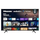 Hisense 65A6G 65-Inch 4K Ultra HD Android Smart TV with Alexa Compatibility (2021 Model), Black